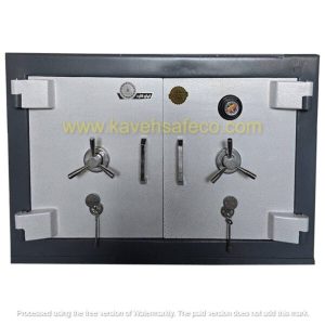 گاوصندوق زیرویترینی کاوه صنعت - رمز مکانیکی + رمز دیجیتال