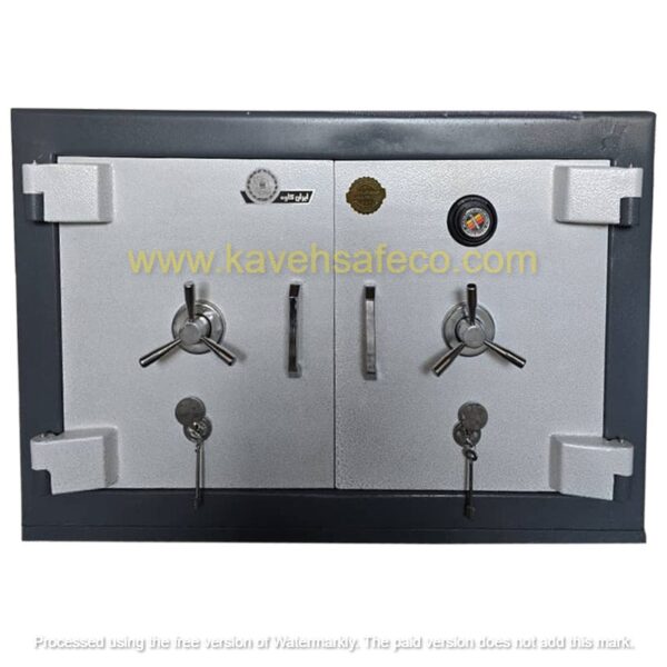 گاوصندوق زیرویترینی کاوه صنعت – رمز مکانیکی + رمز دیجیتال
